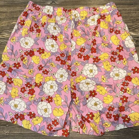 VERO MODA Taya Floral Cotton Shorts In Prism Pink ~ 100% Cotton. Size Medium. 12 - Picture 6 of 12